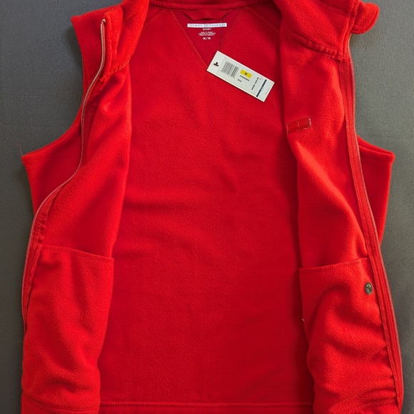 Tommy Hilfiger Sport Vest, Red, Medium - Picture 2 of 6
